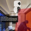 Dual Lens Security Camera 4MP HD WiFi AP Hotspot Surveillance
