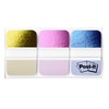 Post-it Foil Tabs, Iridescent Colors, 36 Tabs/Pack, 1 in x