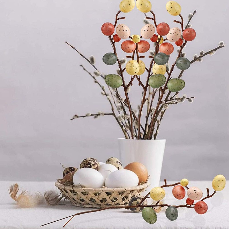 MAGICLULU 5 Pcs Easter Egg Tree Branches Foam Easter Egg