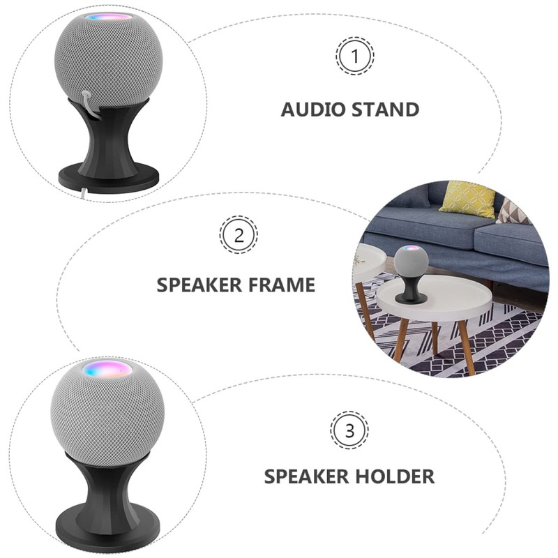 KOMBIUDA Speaker Holder Desktop Rack for Mini and Practical Speaker