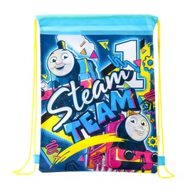Zawadi Thomas the Tank Engine Kids Drawstring PE Swimming Football Sports Travel Gym School Bag Lightweight, Multicolour, 44 x 33 (11055-1272)
