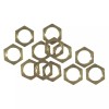 Commercial Electric Light Fixture Lamps Repair Solid Brass Hex Nuts