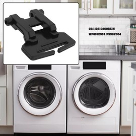 Briny River 1PC Dryer Handle Compatible with Whirlpool Washer 110310800REIN WP8182574 PS982304 51.6x44.5mm Dryer Door Pull Dryer Grip Black