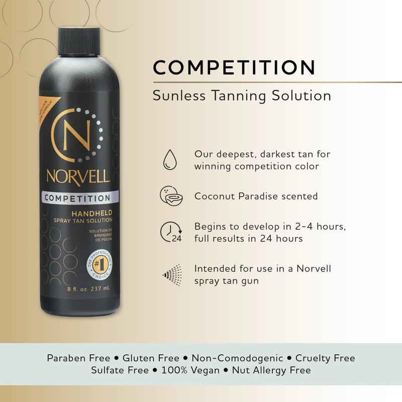 Norvell Norvell Premium Professional Sunless Tanning Spray Tan Solution -