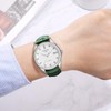 TRISTRAPS Quick Release Genuine Leather Watch Band Black Blue D