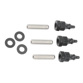 MASO Front Fairing Windshield Spike Trim Mount Bolt (Black+Silver), 1996-2013 Compatible with Harley Touring Electra Street Tour Glide, Motorcycle Fairing Bolts Windshield Spike Bolts