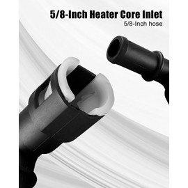 2Pcs 800-416 Quick Disconnect 90 Degree Elbow Connectors w/Clamps for 5/8" Tube and 5/8" Heater Hose