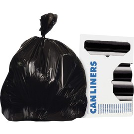 AccuFit Trash Bag, Black, 100 per Carton