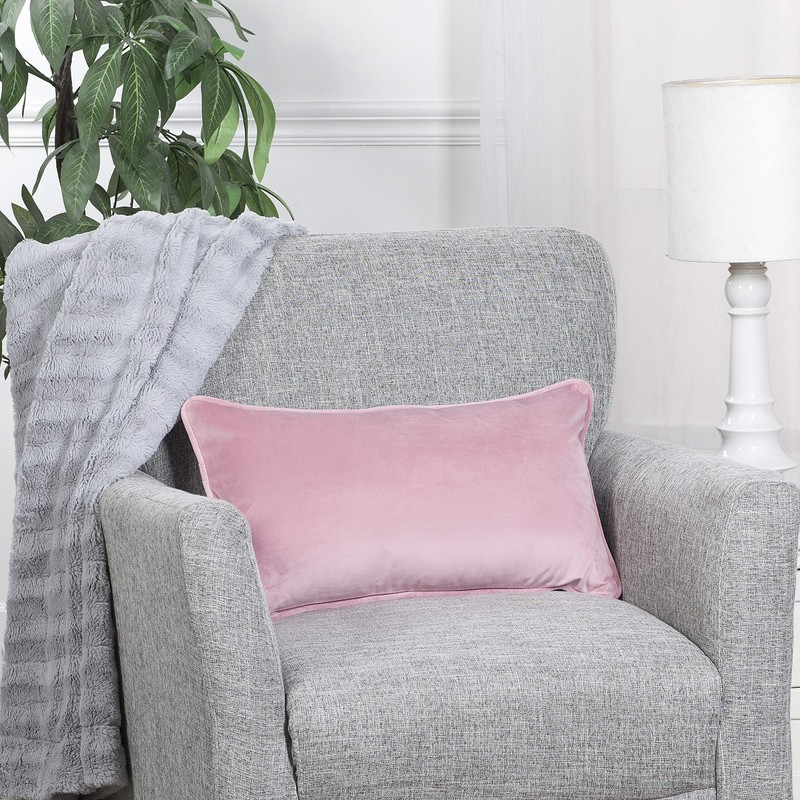 Home Beyond & HB design 2-Pack Velvet Throw Pillow Covers,