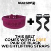 BEAR GRIP - Premium Suede Double Prong Weight Lifting Belt