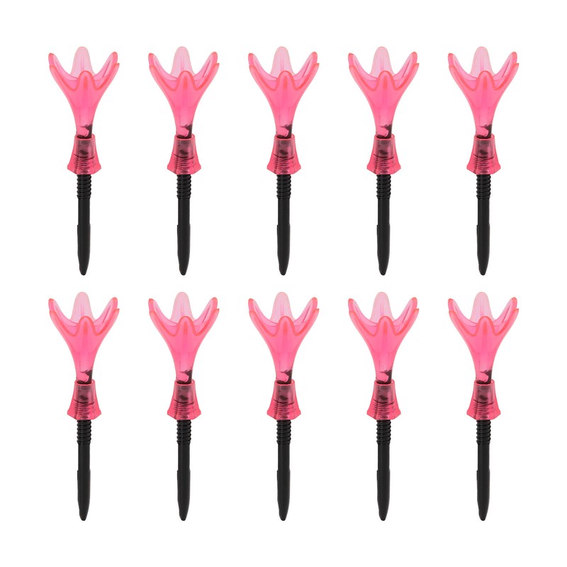 10pcs Plastic Golf Tee Ball Holder Adjustable Height Stable Practice