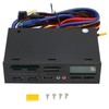 Media Dashboard USB3.0 Front Panel Hub LCD Display Optical Drive