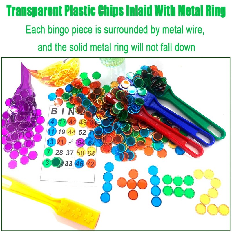Magnetic Wands and Bingo Chips Set Magnet Wand wtih 100pcs