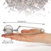 COM-FOUR® Tea Tongs in Various Sizes Stainless Steel Tea Infuser