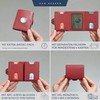 VON HEESEN Airtag Slim Wallet with RFID Protection - Airtag