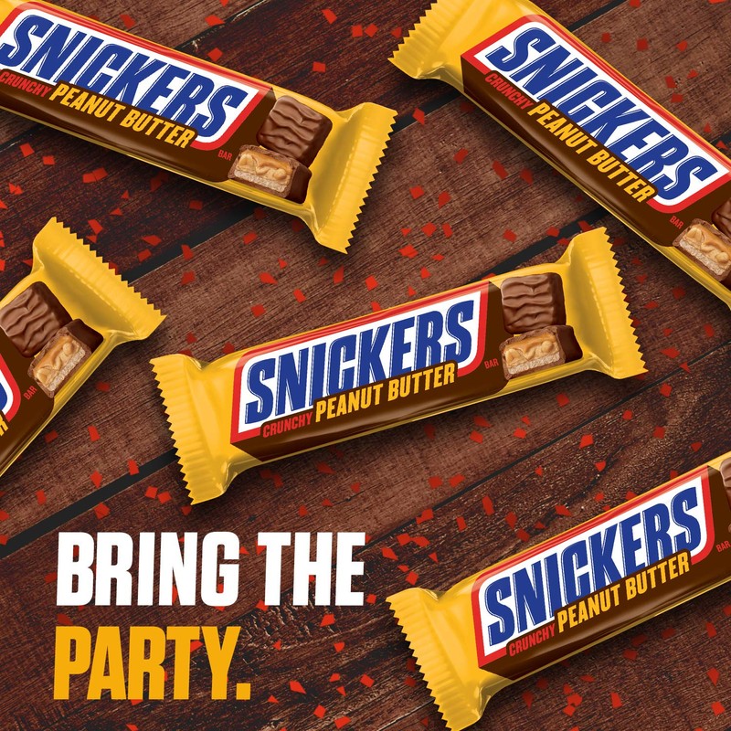 Snickers Peanut Butter Squared Singles Size Chocolate Candy Bars 1.78-Ounce