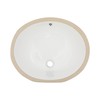 Undermount Bathroom Sink Oval - Fulorni 19"x16" Bathroom Vessel Sink