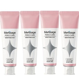 Matsukaze Mersage Periocare 2.8 oz (80 g) 1,450 ppm x 4 Packs (Dental Monopoly, Quasi-Drug)