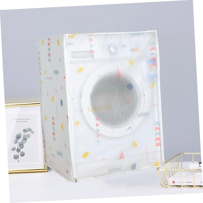Zerodeko Washing Machine Case Zipper Peva Cover for Standard Washing