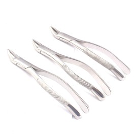 OdontoMed2011® 3 Pcs Extraction Forceps 150 Upper Incisors Root Teeth Dental Stainless Steel ODM