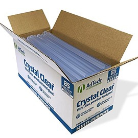 AdTech Hot Glue Sticks Bundle - 85 Full Size 10" Clear Sticks and 220-145-5 200ct 4" Clear Sticks