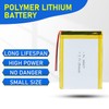 Qimoo 385677 3.7V Lipo Battery 2500mAh 3856777 Rechargeable Lithium Polymer