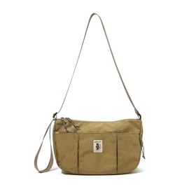 Cobmaster SMILE SHOULDER BAG Body Bag, Slim Shoulder Bag, Women's, Men's, Lightweight, Shoulder Bag, Cross-body, Braun, Free size