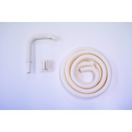 Mitsugiron BP-46 Bath Pump, Antibacterial Hose, 9.8 ft (3 m), White with Hose Holder, Pack of 1