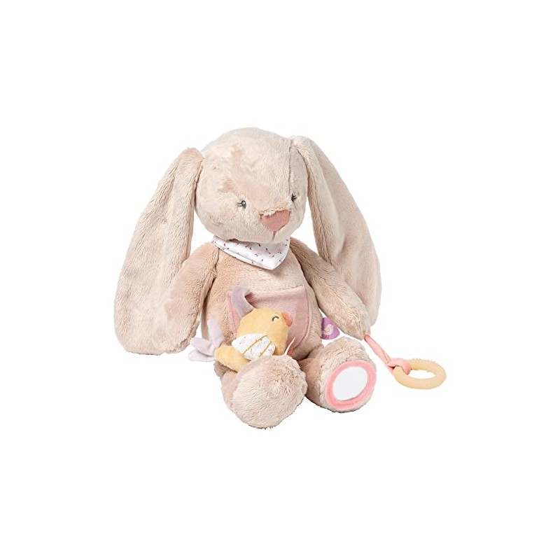 Nattou Active Cuddly Toy Rabbit Pomme Made of Polyester with