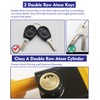 Dodomes Steering Wheel Lock Anti-Theft Heavy Duty Secure Car Device,