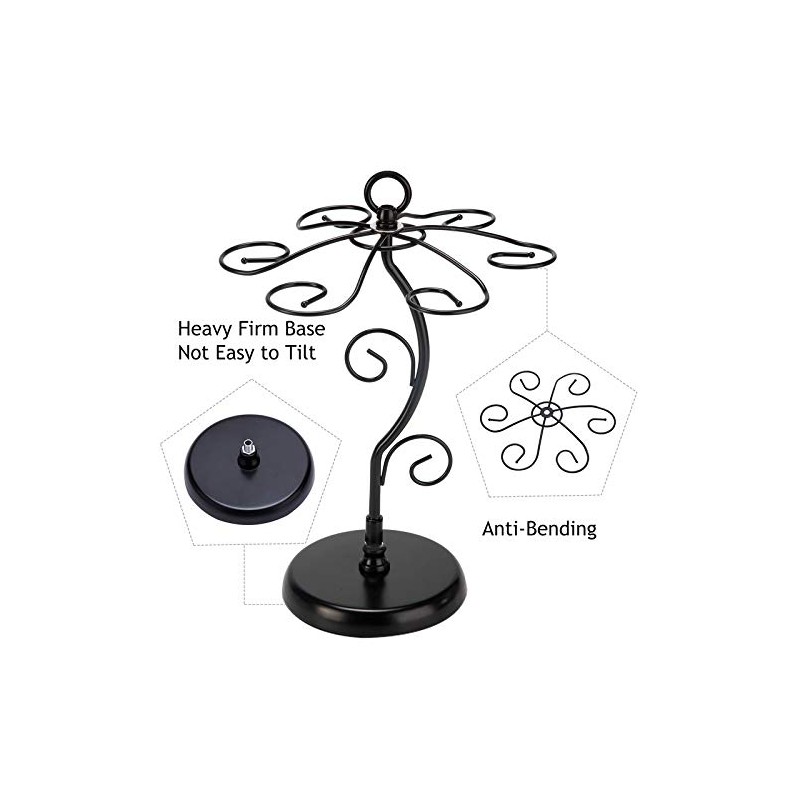 Countertop Wine Glass Holder - Freestanding Tabletop Stemware Storage Rack