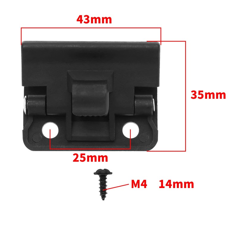 SING F LTD 2Pcs Car Center Console Lid Lock Replacement