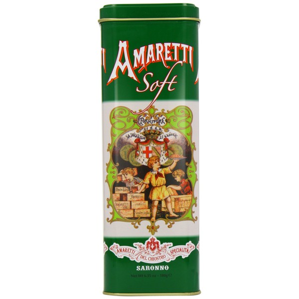Amaretti del Chiostro Soft Amaretti in Tall Tin 180g