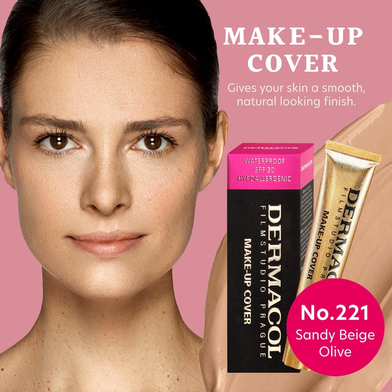 Dermacol - Mini Full Coverage Foundation 13g, Liquid Makeup Matte