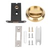 Stainless Steel Door Lock with Handle Pull Ring for Cabinet