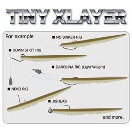 Megabass Tiny XLAYER 3 inch Solid White