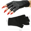 UV Gloves for Nail Gel UPF50+ UV Protection Fingerless Gloves