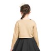 BlackButterfly Children's Long Sleeve Bolero Sparkle Cardigan Girls, gold