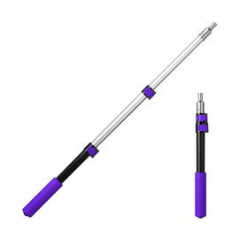Bates- Extension Pole, 1.4 to 3 Ft Pole, Black & Purple, ‎Telescoping Pole, Extendable Pole, Telescopic Pole, Paint Pole, Paint Roller Extension Pole, Paint Extension Pole, Telescopic Poles