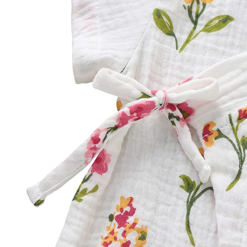 PAUBOLI - Bata kimono de algodón para recién nacido, bata