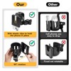 2pc Stroller Cup Holder with Phone Holder, Removable 2-in-1 Drink