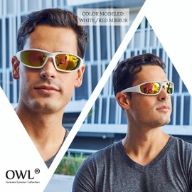 OWL 10 Pack Wholesale Motorcycle Riding Glasses for Men and Women, Foam Padded Wind Blocker Sunglasses for Day and Night Driving White, Silver, Black, Pink, Camo