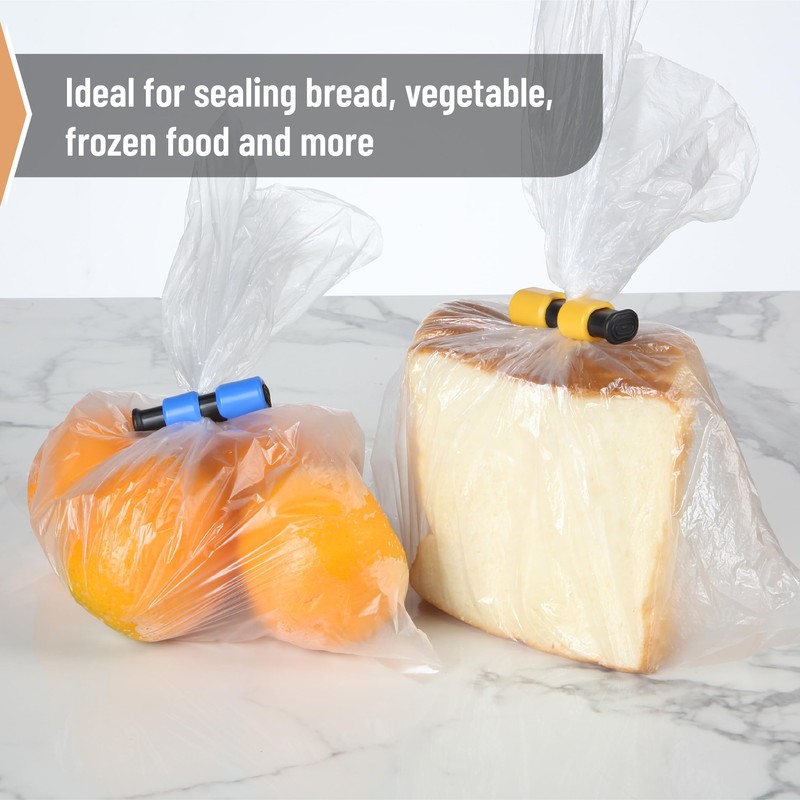 Mr. Pen- Squeeze and Lock Bread Bag Clips, 8 Pack,