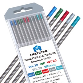 Meltstar TIG Welding Tungsten Electrodes Combination Settings Thoriated Pure Cerium Lanthanated Rare Earth blend Tungsten Electrodes MIX 1/8 * 7