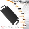 Carbon Steel Griddle Pan, Double Burner Flat Top Grill Plate