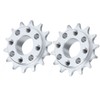 2Pcs Sprocket Gear Aluminum Anodic Oxidation Gears for Robots Machinery