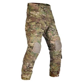 G3 Combat Pants with Knee Pads Tactical Military Trousers Hunting Multicam Pants for Men Rip-Stop Airsoft Gear (Multicamo, 36)