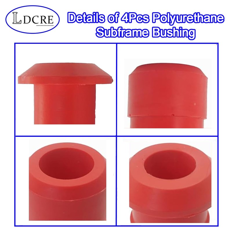 4Pcs Polyurethane Subframe Bushing Kit,Compatible With Nissan Rogue 2008-2013,Front &