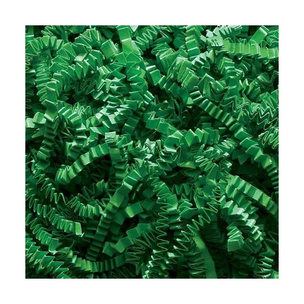 UpackSupply Crinkle Cut Paper Shred for Gift Baskets & Gift boxes - Green (1/2 LB)