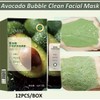 Premium Avocado Whitening Bubble Mask for Blackhead Removal & Pore